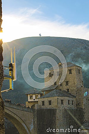 Mostar, Bosnia and Herzegovina, Stari most Stock Photo